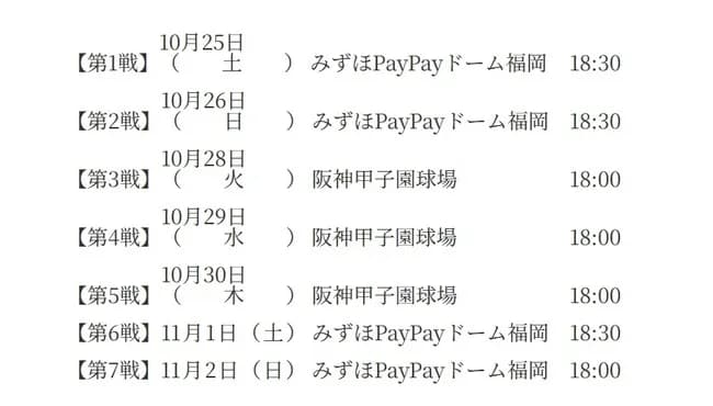 【朗報】日本シリーズナイターやんけ!