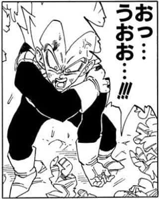 【悲報】ベジータさん、たかが骨折で情けない声を上げてしまう…