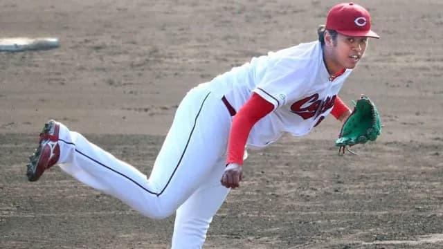 カープ菊地ハルンが守護神!「昂っています」1軍活躍へ平均球速150キロを