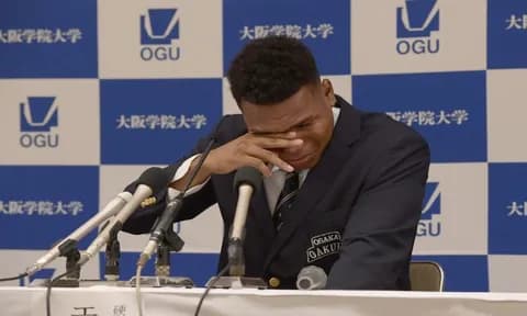 日本ハム2位指名の大院大のエドポロ・ケインは号泣「悔しい思いをしたことから始まった」次兄は総合格闘家