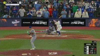 【WS第1戦】ドジャースの投手陣、６回に一挙９失点…