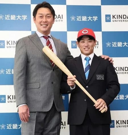 広島・ドラフト3位の勝田成、想像以上に小さい