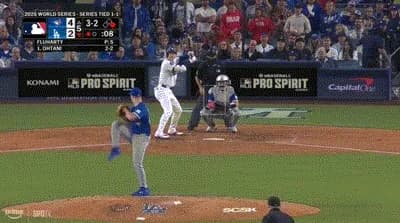 【WS第3戦】大谷翔平、5回裏1アウト一塁からタイムリーツーベース！１点差に詰め寄る！大谷は今日3安打2打点！！！！！！！！！！！！！！！！