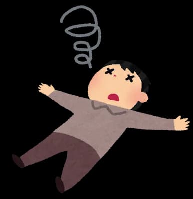 【悲報】ワイ、駅で倒れる