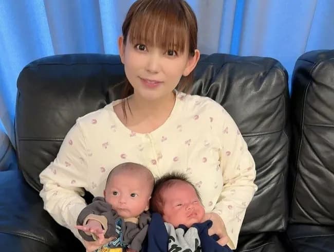 【画像】中川翔子「双子が生後1か月になりました」