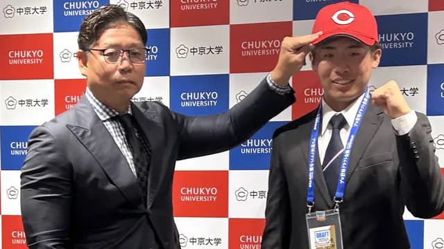 カープドラ7高木快大、右肘手術で今秋登板なしも復活誓う「(指名された)全員に負けたくない」