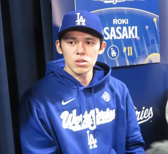 佐々木朗希 由伸の魂の投球に感動「僕が、投手が目指す姿なのかなと思う」ブルペンで準備も「めちゃくちゃ緊張していた」