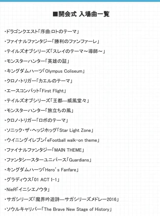 【悲報】東京オリンピック2020開会式に使われたゲーム一覧ｗｗｗｗｗｗｗｗｗｗｗｗ