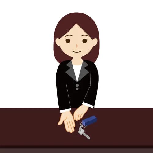 彼女がホテルで働いてるんやが