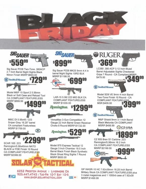 【画像】　アメリカで売っている銃の値段ｗｗｗｗｗｗｗｗｗｗｗｗｗｗｗｗ