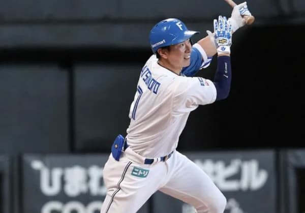 日本ハム松本剛、FA権行使 13日から全球団との交渉スタート