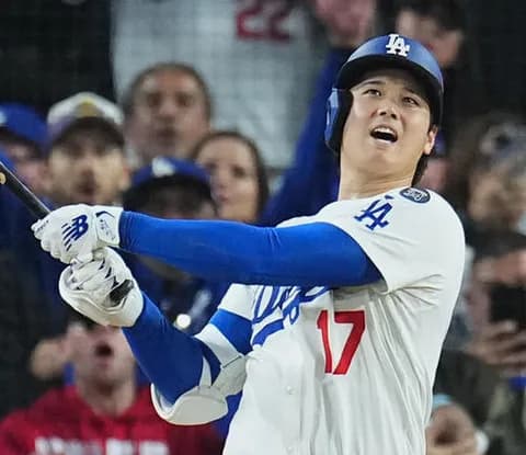 【MLB】大谷翔平、「伝説的瞬間」賞を受賞！　リーグ優勝決定シリーズ第４戦の３本塁打、10奪三振