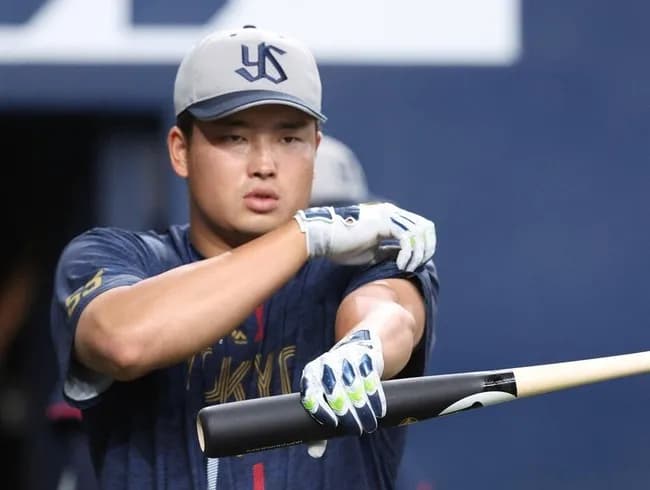 【悲報】ムネ村上さん、NPB在籍8年間の球速93マイルを超える打席の成績w