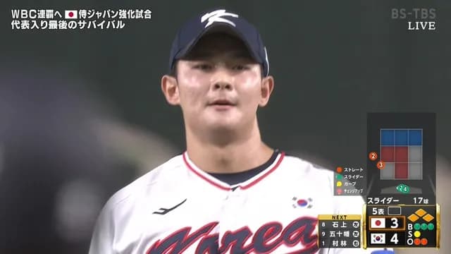 韓国のピッチャー、みーんなノーコン　押し出し押し出しアンド押し出し