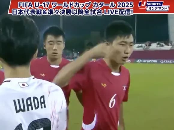 【動画】サッカー北朝鮮代表のグータッチ、なんか違うｗｗｗｗｗｗｗｗｗｗｗｗ