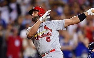 2017年アルバート・プホルス(37) 149試合 打率.241 23本 93打点 OPS.672 WAR-2.0