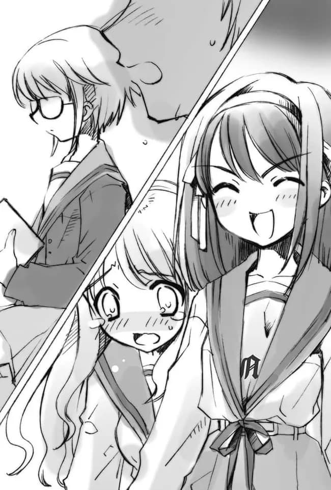 涼宮ハルヒの憂鬱(第1巻・2003年発売)の挿絵がこちらｗｗｗ