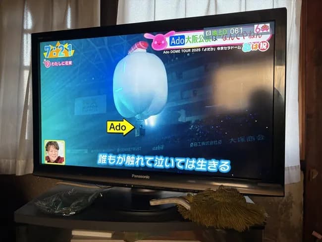 【速報】Adoちゃん、ついに檻から出て客席の前まで飛んでいってしまう