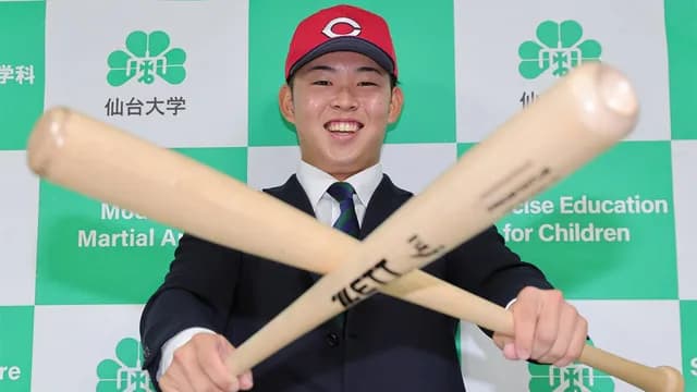 カープ新人の背番号発表！ドラ1平川蓮51番！ドラ2齊藤汰直11番！ドラ3勝田成0番！