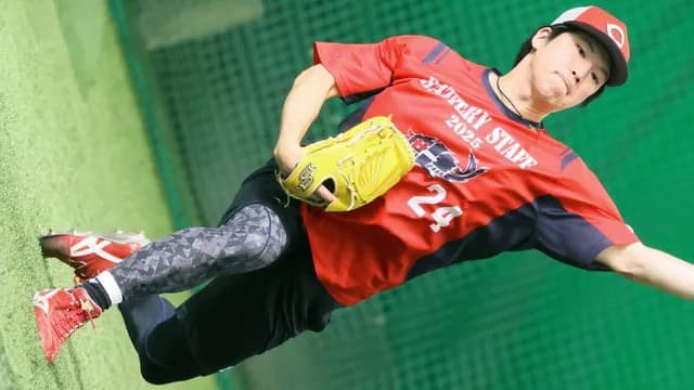 カープ黒原拓未、左膝の手術から復活へ!「(先発中継ぎ)どっちもやりたい」