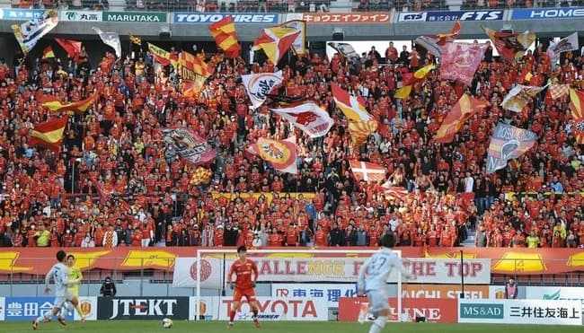 【サッカー】J1名古屋グランパス　史上最多年間総観客動員数61万3003人 2万7650人→3万2263人…平均観客数、大幅増加