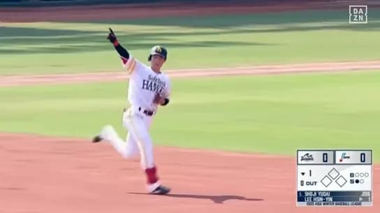 【ウィンターリーグ】庄子雄大 打率.262(42-11)1本6打点6盗塁 OPS.725  守備でファインプレーも