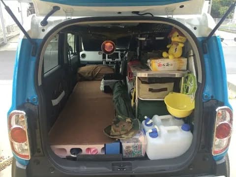 (ヽ’ん`)「金もかからんし、車中泊楽しいぞ。独身の充実した1日。」