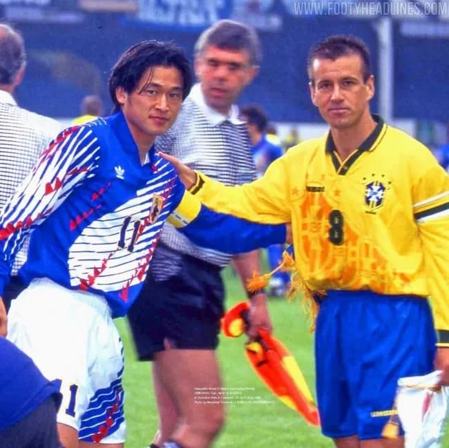 93年ドーハの悲劇の日本代表ユニフォームが復刻！ 着用モデルはなんと…