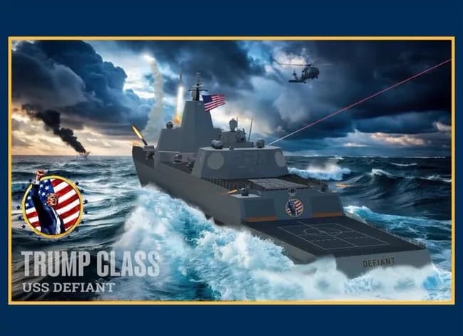 【爆笑】トランプ、巨額の無駄金で『トランプ級戦艦』の建造を決定