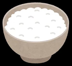 三大ごはんのおかず納豆、卵、鮭フレーク、ふりかけ、