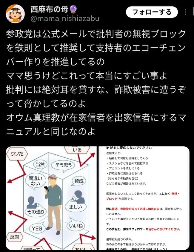 【朗報】参政党のエコーチェンバー戦略、ガチで天才的過ぎるｗｗｗｗｗｗｗｗｗｗ