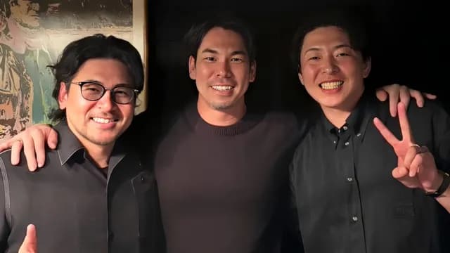 マエケン、楽天入団を『1番最初に報告した2人』と3ショット！「日本シリーズで会おう」