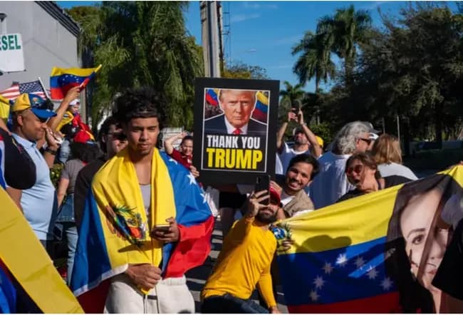 【朗報】ベネズエラ人、大統領拘束で大喜びのお祭りムード