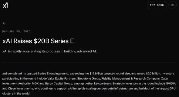 【朗報】xAI社、3兆円資金調達に成功しGrok5まもなく解禁WWWWWWWWWWWWWWWWWWWWWWWWWWWWWWWWWWW