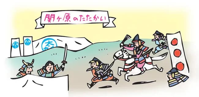 関ヶ原の戦い（両軍あわせて17万人参加して死者5000人）　←こいつらやる気あるんか？