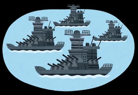 日本近海で日米英豪カナダノルウェーの合同訓練！