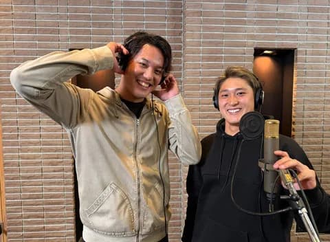 藤浪晋太郎＆松尾汐恩がレコーディング！ DeNA球団歌「熱き星たちよ」でノリノリ共演
