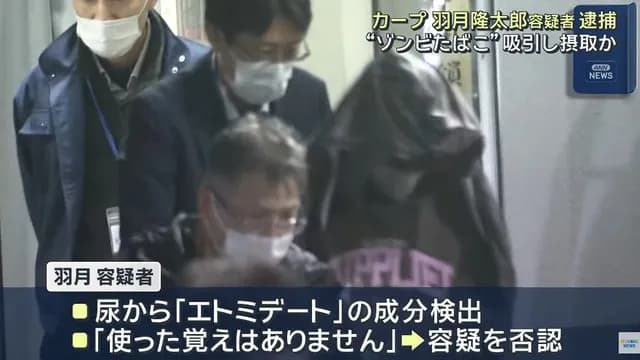 カープ幹部、羽月逮捕で緊急協議へ←球団の対応はどうなる？