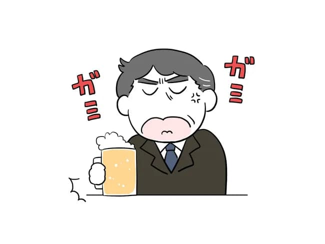 会社の飲み会いったら説教されて気分悪い