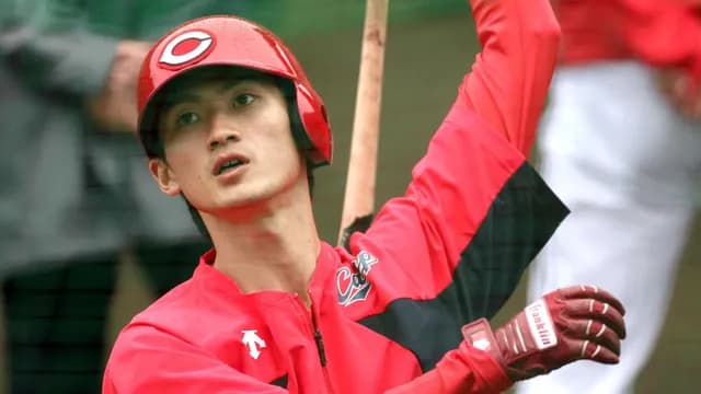 カープ辰見、圧倒的走力を新井監督が絶賛！｢速いね！武器になる！」