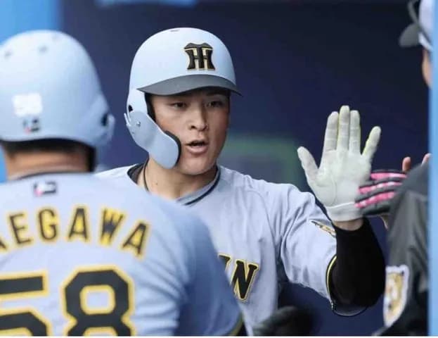 阪神・高寺望夢が勝ち越し本塁打　日本ハム・山本の初球を捉える