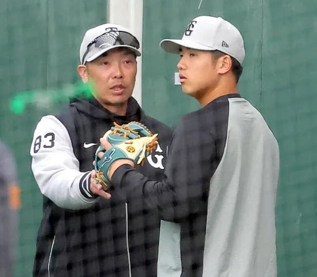 【巨人】石塚裕惺「僕の不安要素」　連日の反復練習に桑田前２軍監督の教え