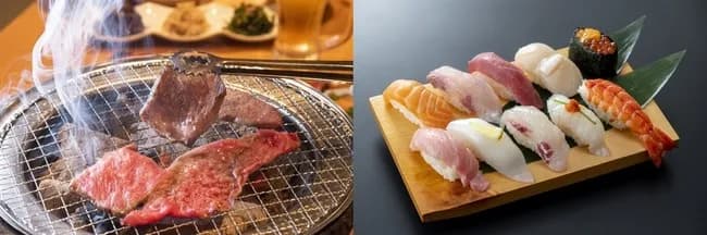 「寿司」「焼肉」←片方が一生食べられなくとしたら、どっちを残す？