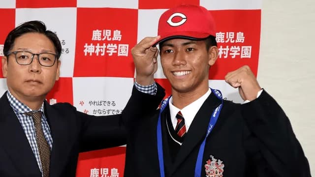 カープドラ6西川篤夢、紅白戦にも出場予定！結果を残して沖縄キャンプに帯同できるか