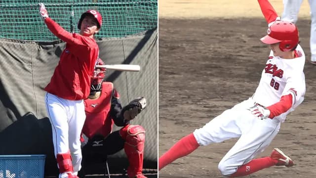 カープドラ6西川2安打1打点！辰見二盗＆三盗！ドラ1平川1安打＆好守！小園3塁打！石原マルチ！矢野ニンジャ守備！森下＆床田0封！【紅0-2白/紅白戦試合結果】