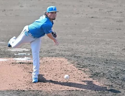 【日本ハム】ＷＢＣへ侍・伊藤大海、北山亘基がライブＢＰ登板　伊藤はバットへし折り北山は８人から４Ｋ