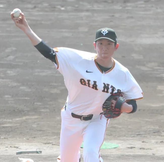 【巨人】戸郷翔征がライブＢＰに登板　キャベッジに本塁打を浴びるなど２安打３四球と課題の残る結果に