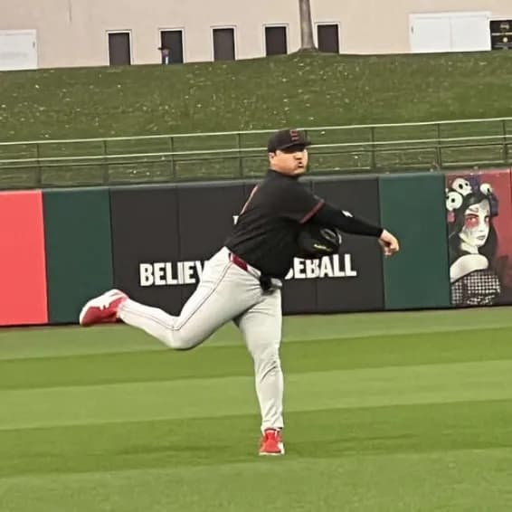 佐々木麟太郎さん（日本時代184cm113kg）、アメリカでさらに大きくなる