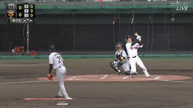 松本剛、巨人での初打席は見慣れたライトフライｗｗｗｗ