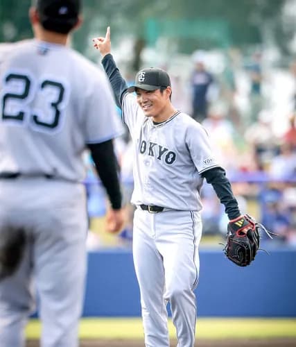 【巨人】則本、闘魂注入ビンタを志願して気合いを入れていた